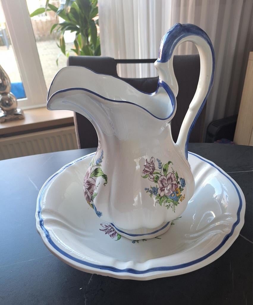 Oud Lampetstel met Bloemen, Ophalen