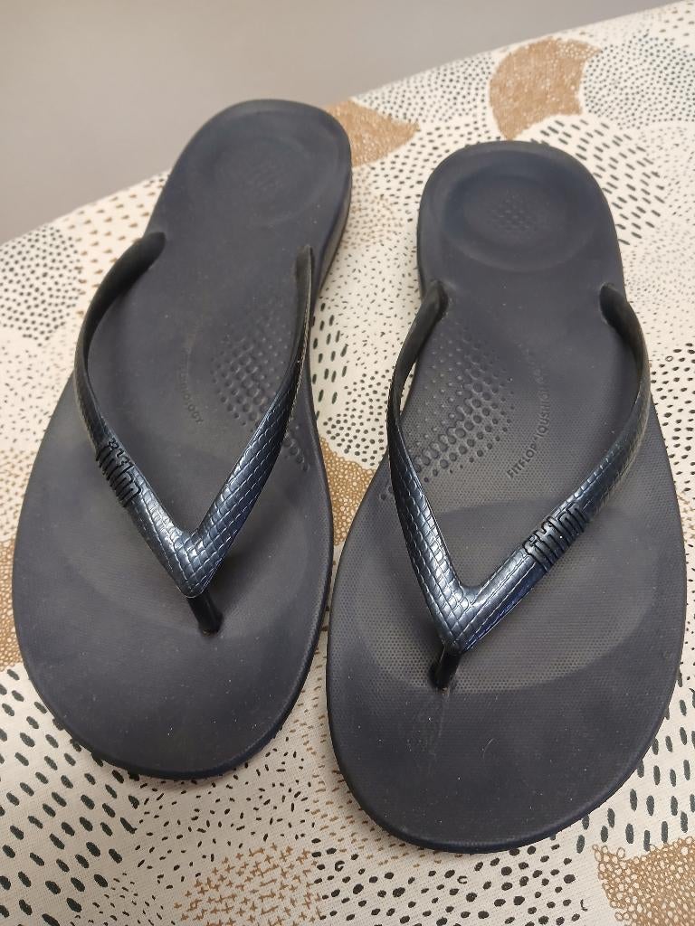 Flipflop teenslippers blauw maat 38, Kleding | Dames, Schoenen, Blauw, Zo goed als nieuw, Fitflop, Ophalen