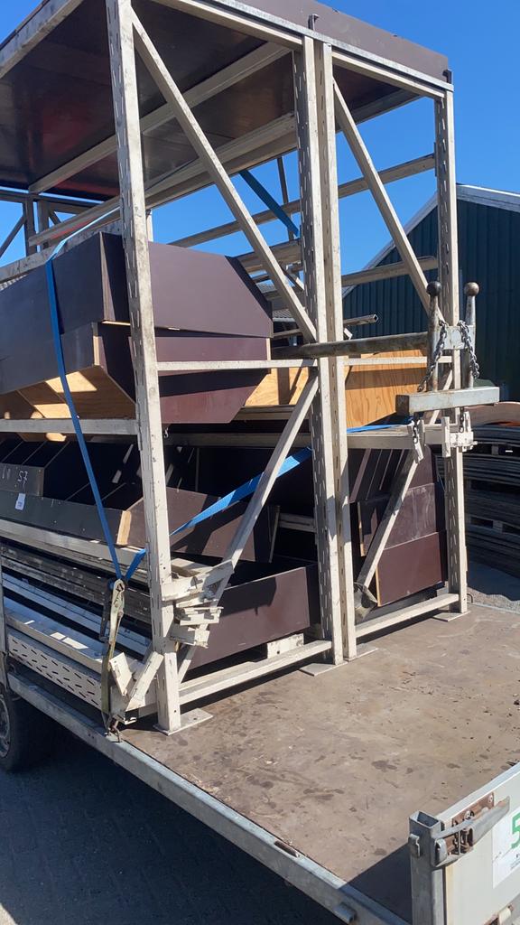 Diverse Palletstellingen verschillende maten AANBIEDING, Ophalen, Gebruikt, IJzer
