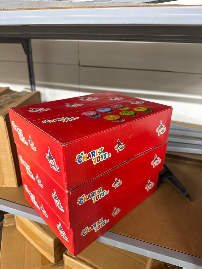 Charl's Toys Houten Rammelaar - 3 dozen (36 stuks), Ophalen of Verzenden, Nieuw, Rammelaar