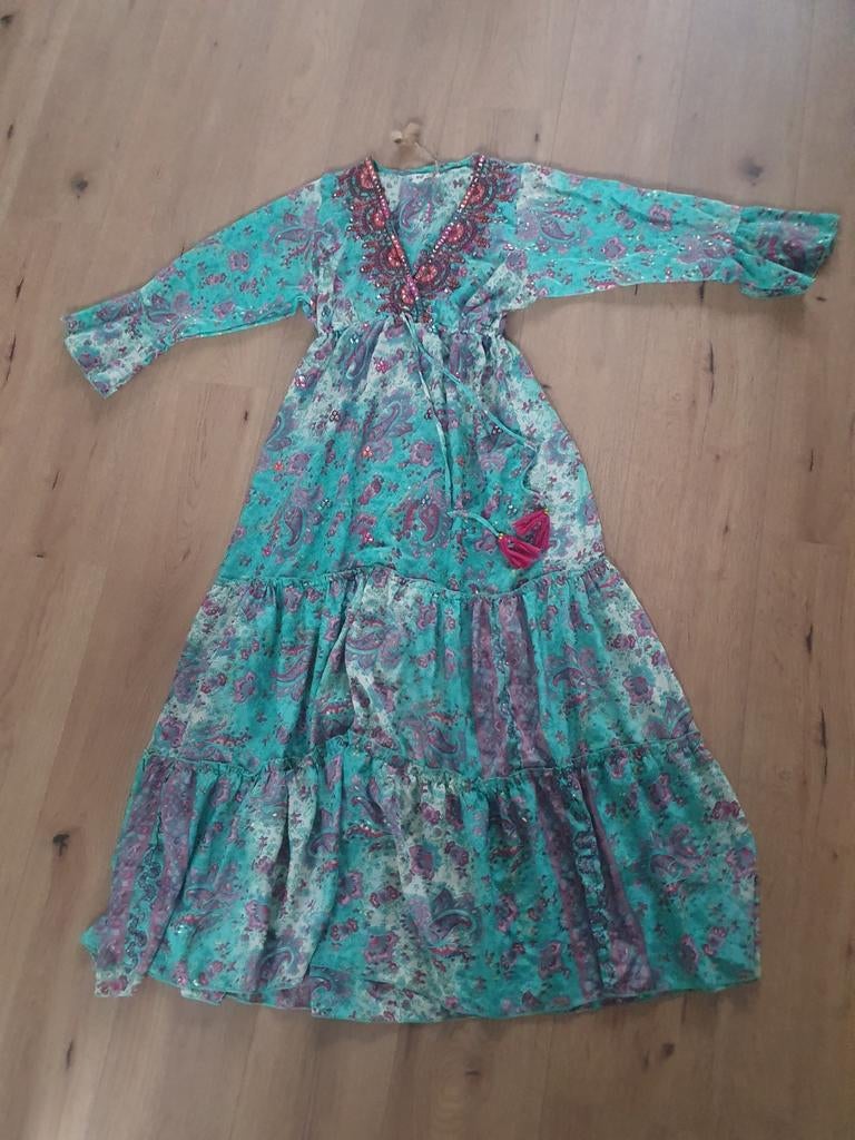 Nieuwe prachtige boho lange jurk van bigg bull maat m, Kleding | Dames, Jurken, Maat 38/40 (M), Overige kleuren, Nieuw, Ophalen of Verzenden