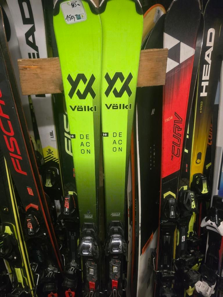 165cm VOLKL DEACON 7.2, Sport en Fitness, Overige merken, 160 tot 180 cm, Ophalen of Verzenden, Zo goed als nieuw