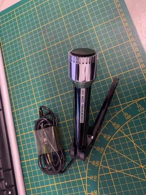 Grundig microfoon GDM313, Ophalen, Gebruikt