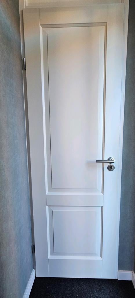 Deur Cando Coventry gelakt RAL 9010, Doe-het-zelf en Verbouw, Deuren en Horren, Ophalen, Minder dan 80 cm, Binnendeur, Nieuw