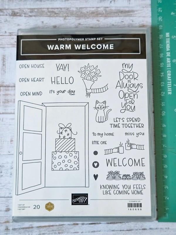 Stampin Up - Warm Welcome stamp set, Ophalen of Verzenden, Nieuw, Clearstamp