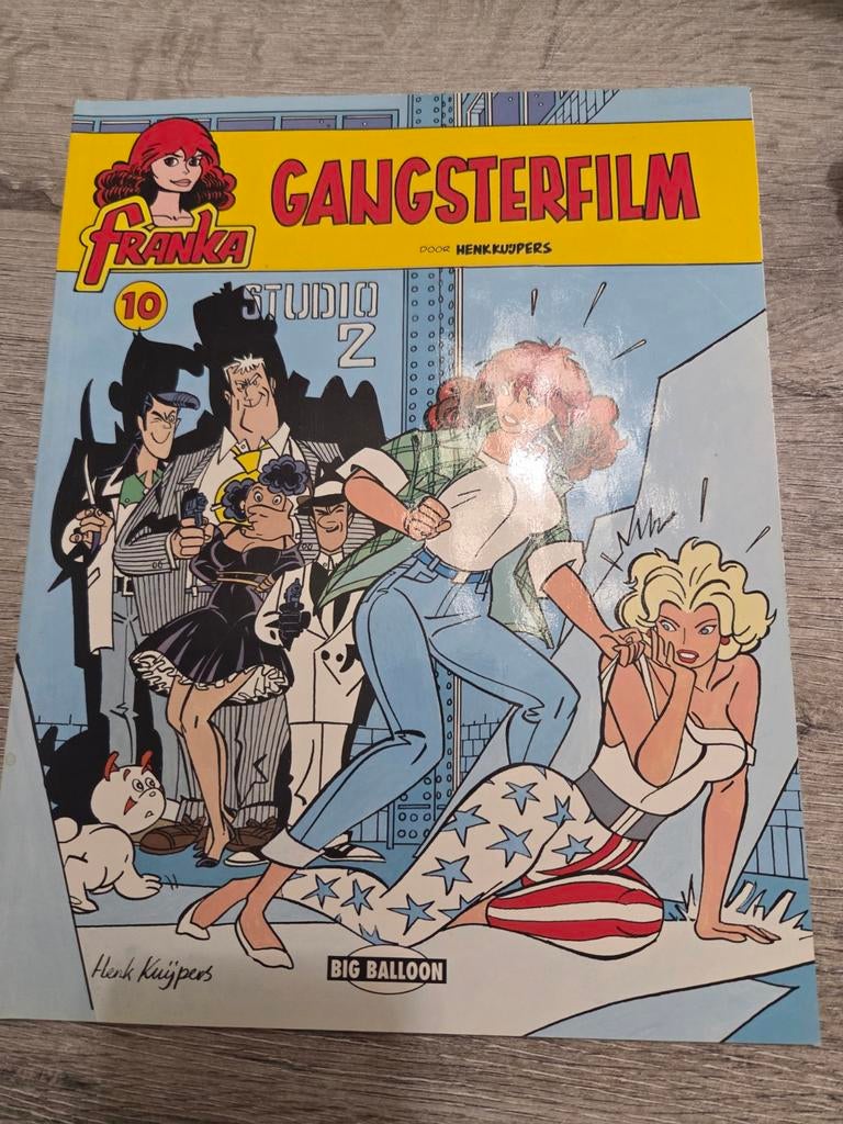 Franka 10 - Gangsterfilm - Henk Kuijpers, Boeken, Eén stripboek, Ophalen of Verzenden, Gelezen, Henk Kuijpers