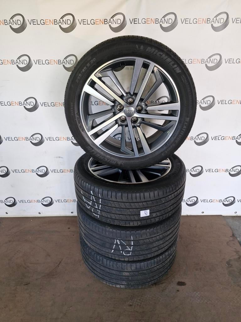 Zomerset Audi Q5 SQ5 255 45 20 5x112 66.5 et39 zomer set vag, Gebruikt, 255 mm, Banden en Velgen, Ophalen of Verzenden