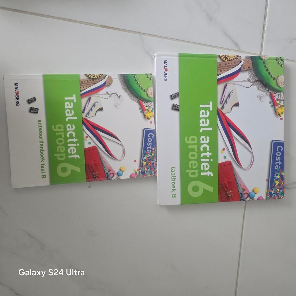 Taal actief groep 6 deel B + antwoordenboek, Malmberg, Ophalen of Verzenden, Zo goed als nieuw, Nederlands