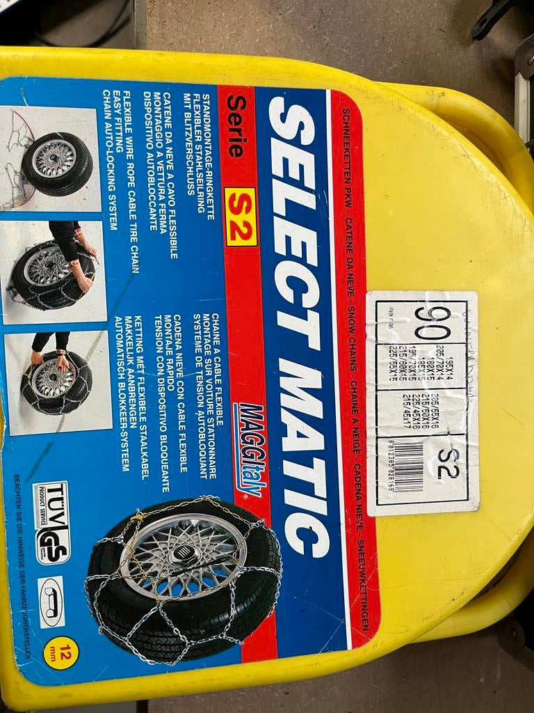 Maggi Catene Select Matic S2 Sneeuwkettingen, Auto diversen, Sneeuwkettingen, Nieuw, Ophalen of Verzenden
