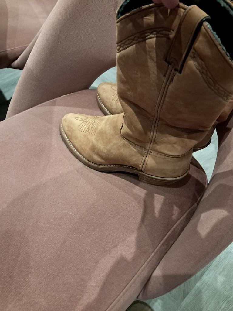 Cowboy Laarzen Maat 41, Ophalen of Verzenden, Zo goed als nieuw, Beige
