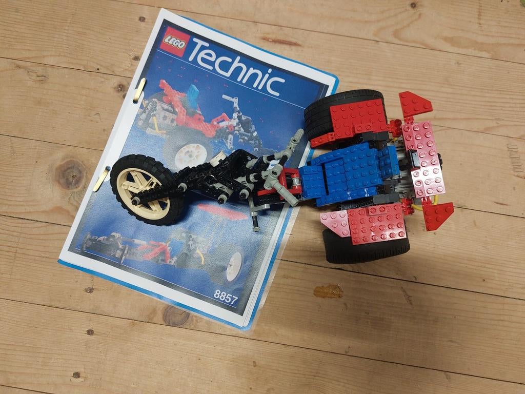 Lego Technic 8857 Motorfiets, Kinderen en Baby's, Speelgoed | Duplo en Lego, Ophalen of Verzenden, Gebruikt, Complete set, Lego
