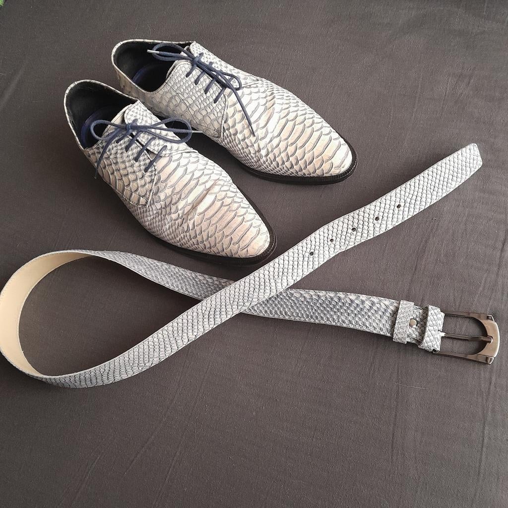 Roka heren schoenen blauw/wit maat 42, Kleding | Heren, Ophalen of Verzenden, Zo goed als nieuw, Blauw