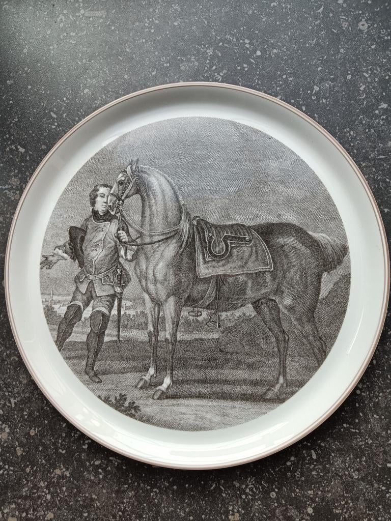 Vista Alegre Bord met Paard en Ruiter, Ophalen