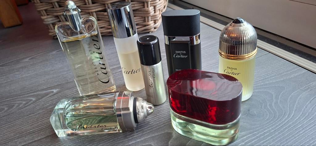 Cartier heren Parfum Collectie bieden per stuk, Ophalen of Verzenden, Gebruikt