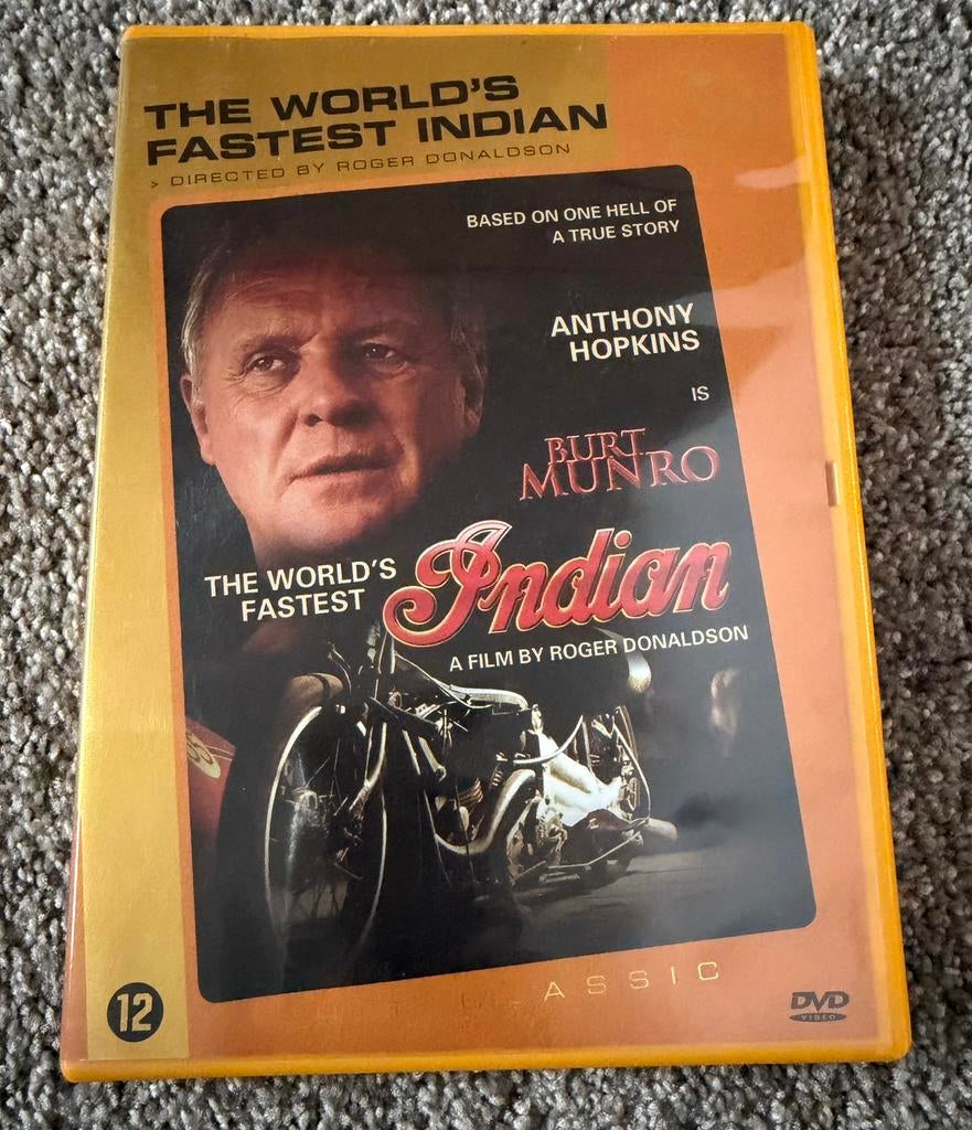 Burt Munro - World's Fastest Indian - DVD - Anthony Hopkins, Verzenden, 1980 tot heden, Zo goed als nieuw