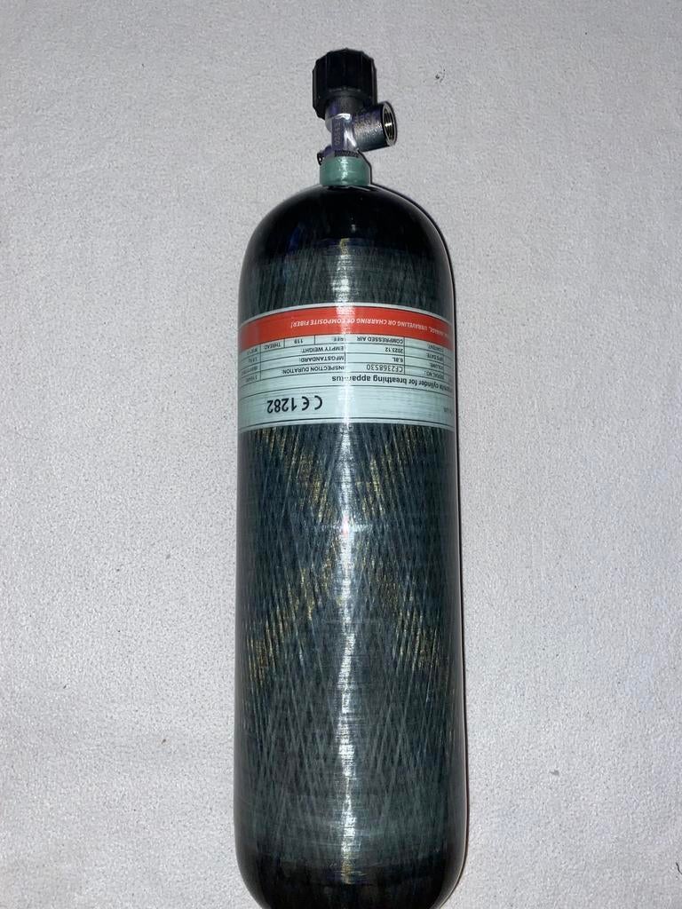Vulfles PCP Luchtbuks - Carbon - 300 bar 6.8L - Gekeurd!, Sport en Fitness, Schietsport-accessoires, Ophalen of Verzenden, Nieuw