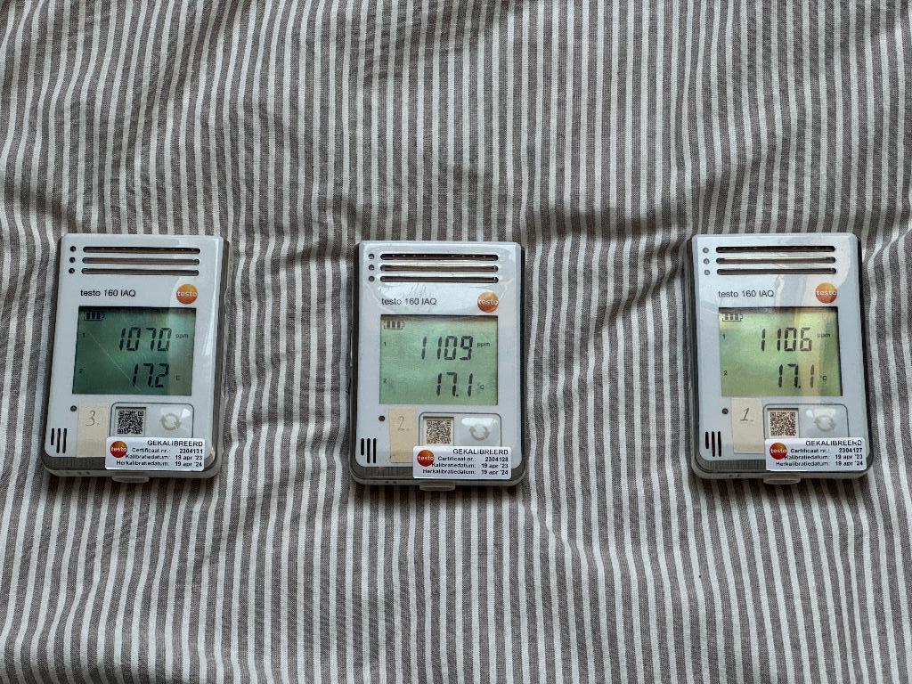 Testo 160 IAQ luchtkwaliteitsmeters, Ophalen of Verzenden, Gebruikt, Overige meters
