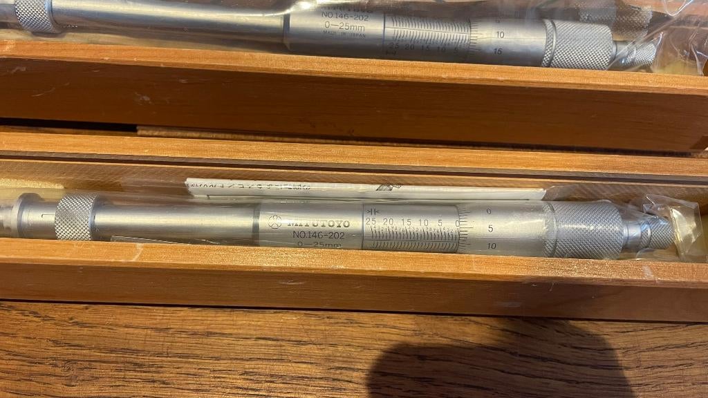 Mitutoyo 146-202 inwendig gleuf micrometer 0-25mm, Doe-het-zelf en Verbouw, Meetapparatuur, -, Nieuw, Ophalen of Verzenden, Mitutoyo
