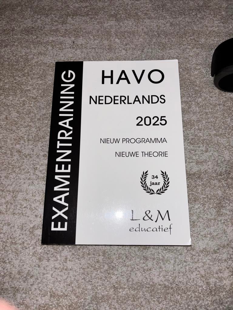 HAVO Nederlands 2025 Examentraining - Nieuw!, Ophalen of Verzenden, Zo goed als nieuw, HAVO, Nederlands