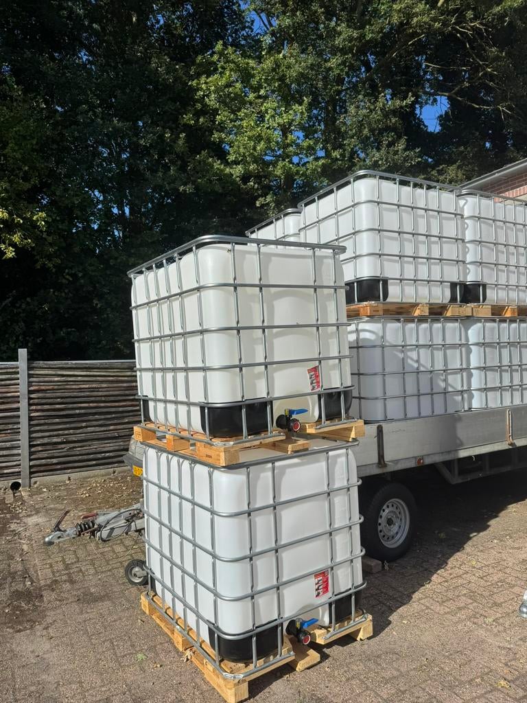 IBC 1000L Ophalen of verzending in overleg, Tuin en Terras, Kunststof, Met kraantje, 150 liter of meer, Ophalen of Verzenden