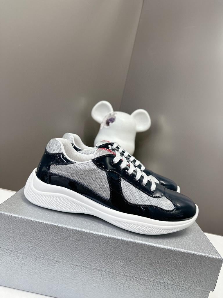 2E PAAR GRATIS  - Prada America’s Cup Sneakers - 38 T/M 45, Kleding | Heren, Schoenen, Nieuw, Zwart, Ophalen of Verzenden