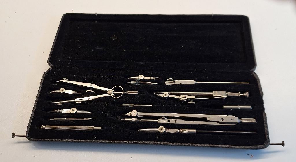 Vintage Ingenieurspasserdoos, Ophalen of Verzenden