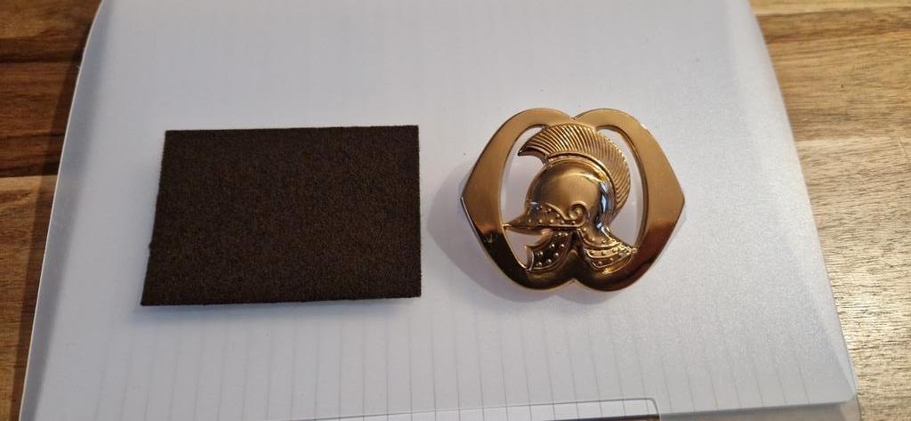 Baretembleem Genie algemeen, Ophalen of Verzenden, Landmacht, Nederland, Embleem of Badge