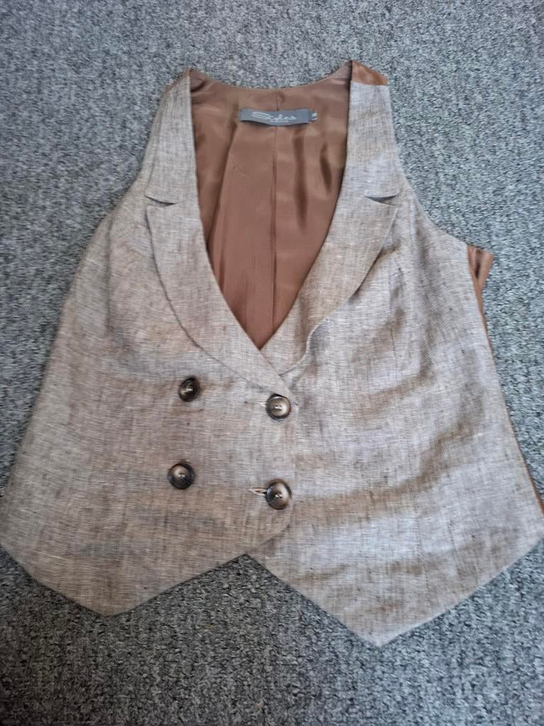 Styles by Steps gilet maat S, Kleding | Dames, Bruin, Ophalen of Verzenden, Zo goed als nieuw, Jasje