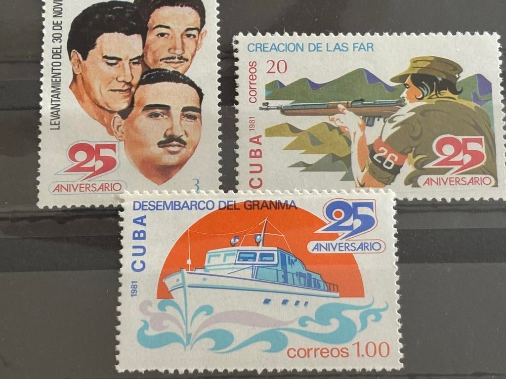 Schip, Cuba 1981, Ophalen of Verzenden, Postfris, Overige thema's