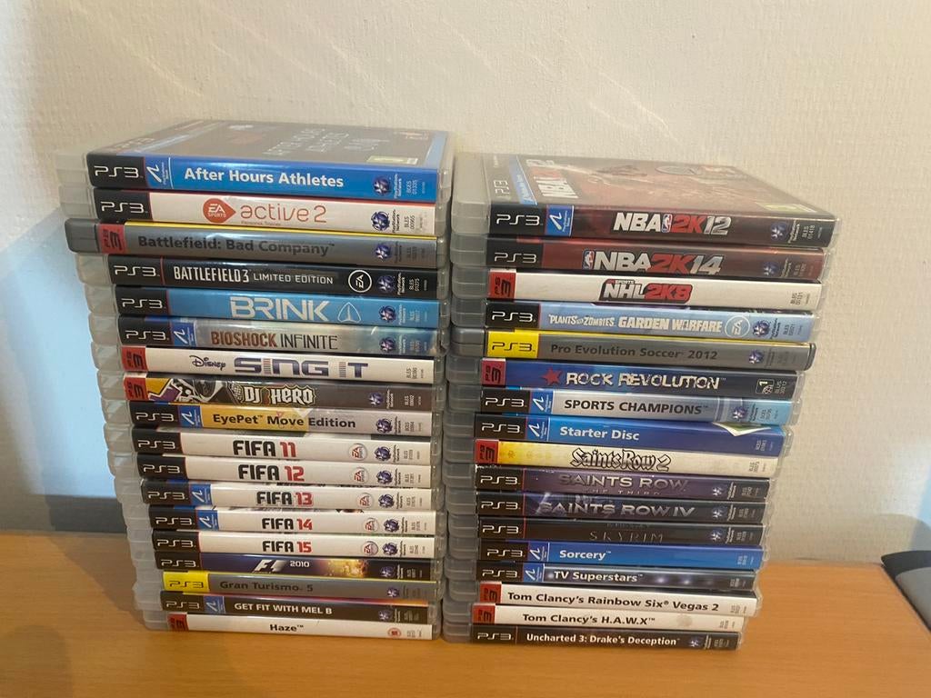 35 PlayStation 3 games, Vincent's games, 1 speler, Ophalen of Verzenden, Zo goed als nieuw