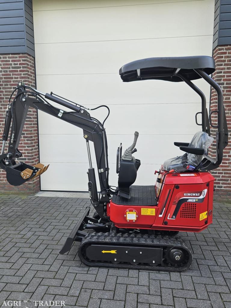 Minigraafmachine minigraver Joker, 3j garantie, 3 bakken, Zakelijke goederen, Machines en Bouw | Kranen en Graafmachines, Heel Nederland