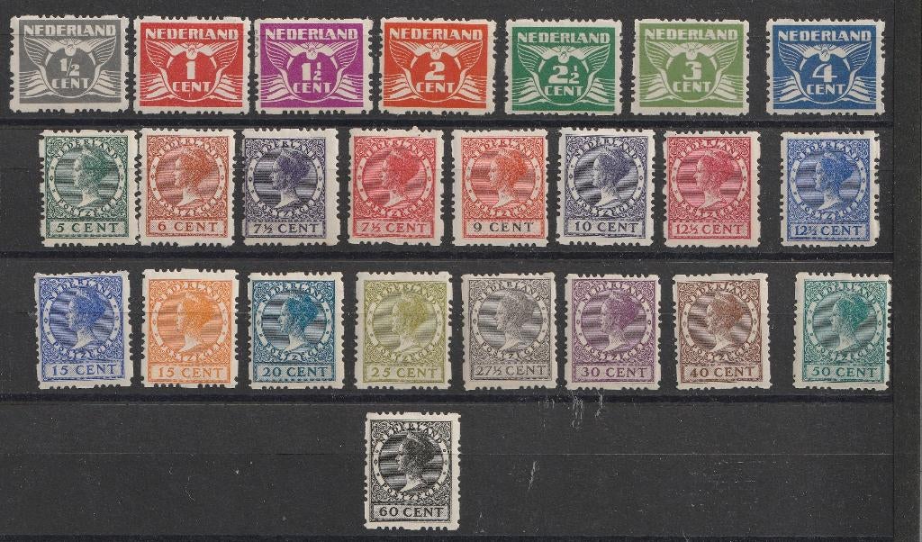 R33-R56 1928 Vierzijdige roltanding MLH, Ophalen of Verzenden, T/m 1940, Postfris
