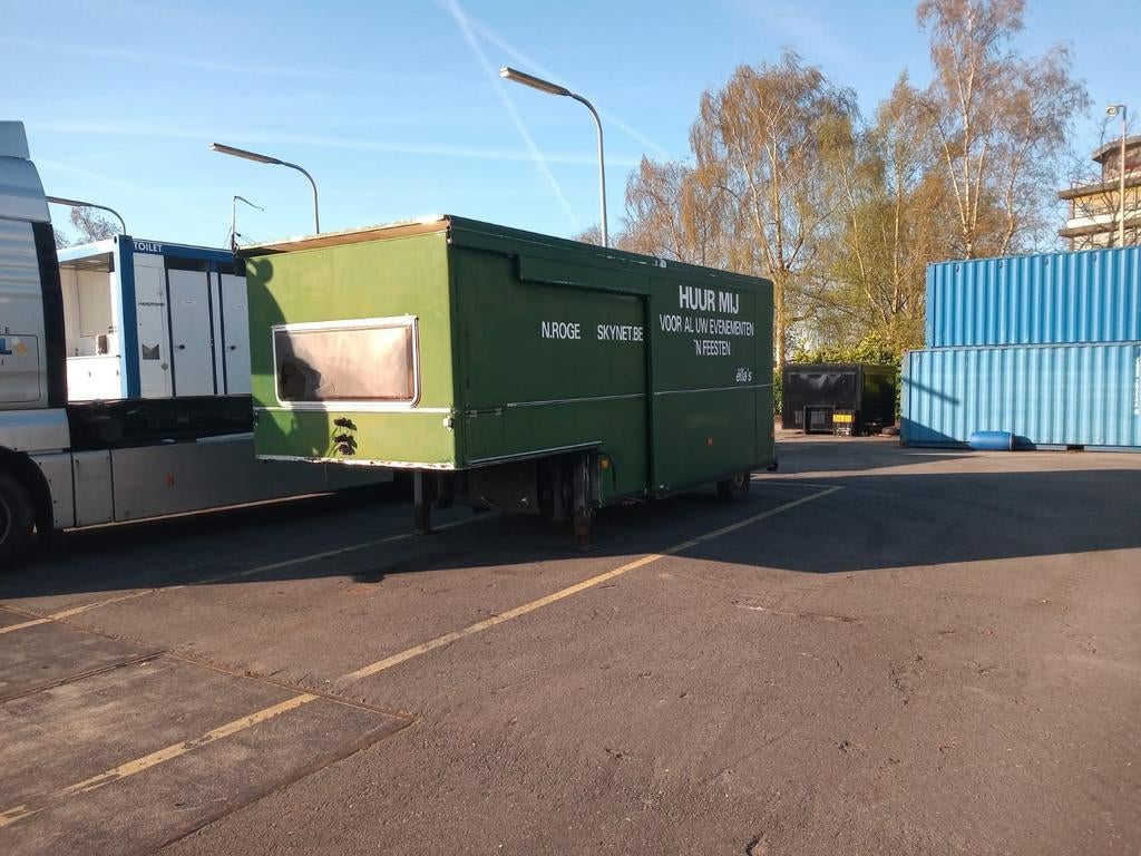 Tapwagen verkoopwagen  be trailer be oplegger race trailer, Ophalen