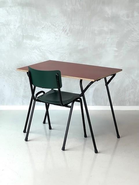 Retro klaptafel nieuw bureau schooltafel studententafel buro, NL, Ophalen of Verzenden, Valk, Valk