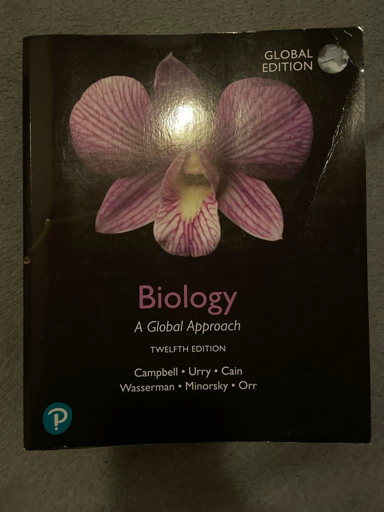 Biologie: A Global Approach - Campbell Urry 12e editie, Boeken, Ophalen of Verzenden, Beta, Zo goed als nieuw, HBO