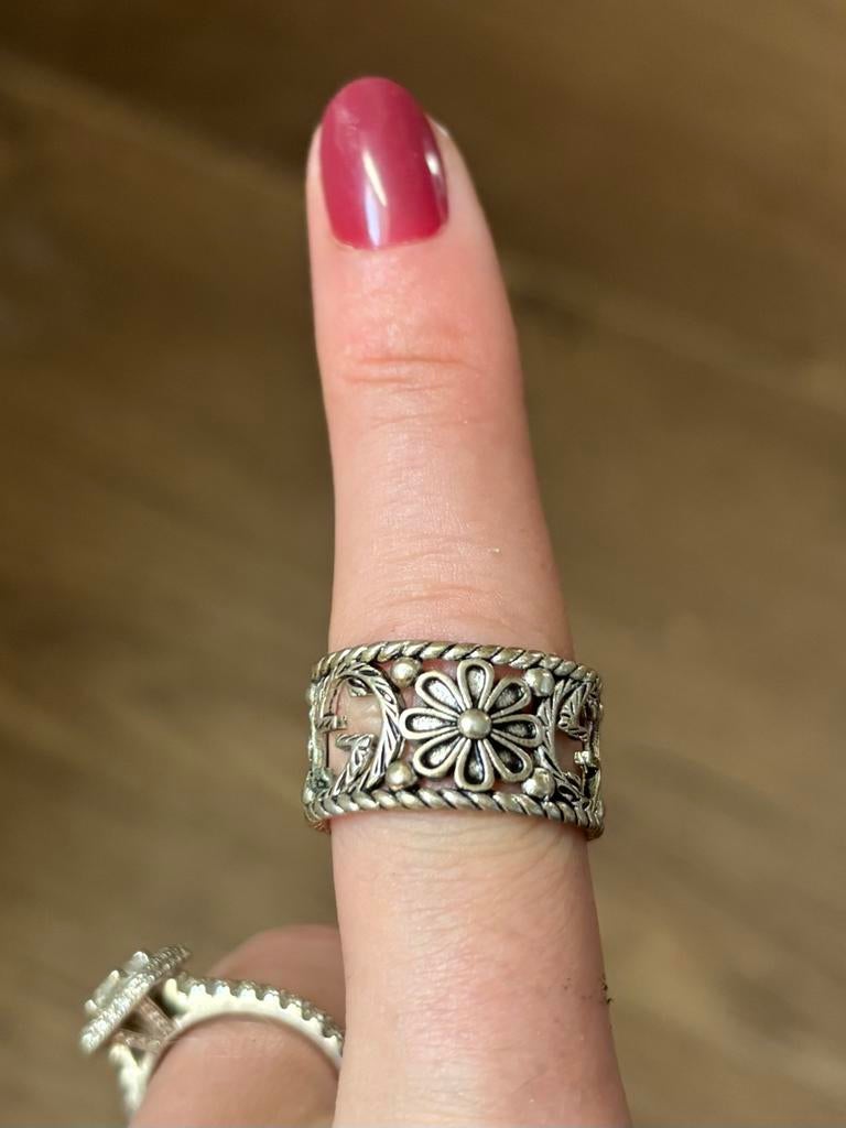 Gucci ring, Ophalen of Verzenden, Zo goed als nieuw, 17 tot 18, Dame