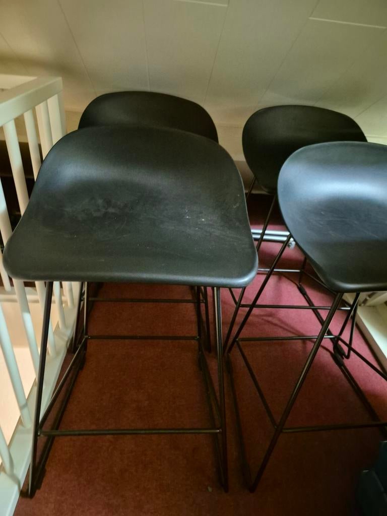 Scandinavisch design barkruk barkrukken 8 stuks, 5 krukken of meer, Ophalen, Zo goed als nieuw, 60 tot 90 cm