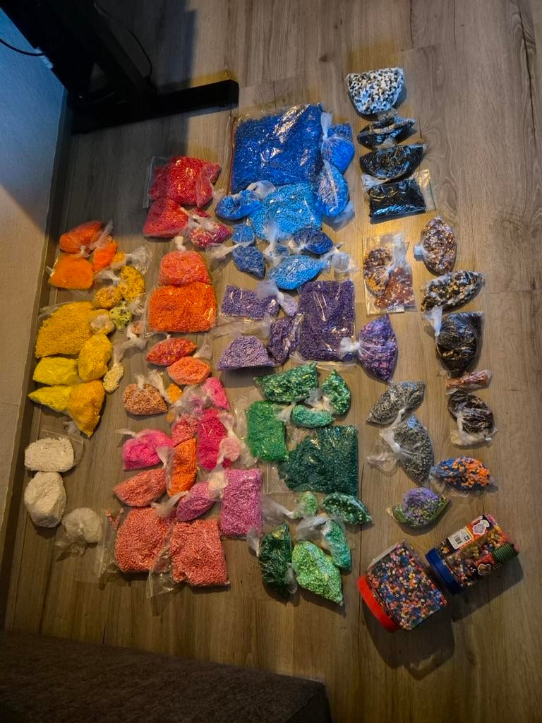 Groot lot strijkkralen meer dan 10kg, Ophalen of Verzenden, Zo goed als nieuw