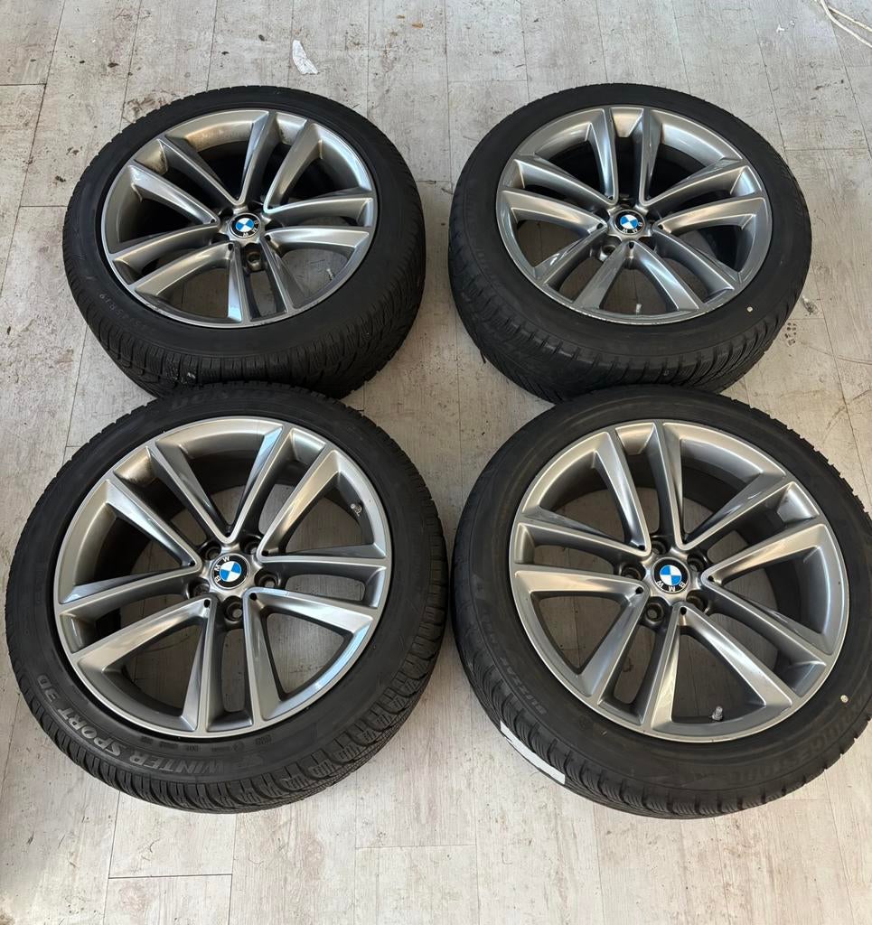 Set originele BMW 19” met winterbanden GT G32 G11 G12 630, 19 inch, Velg(en), 235 mm, Winterbanden