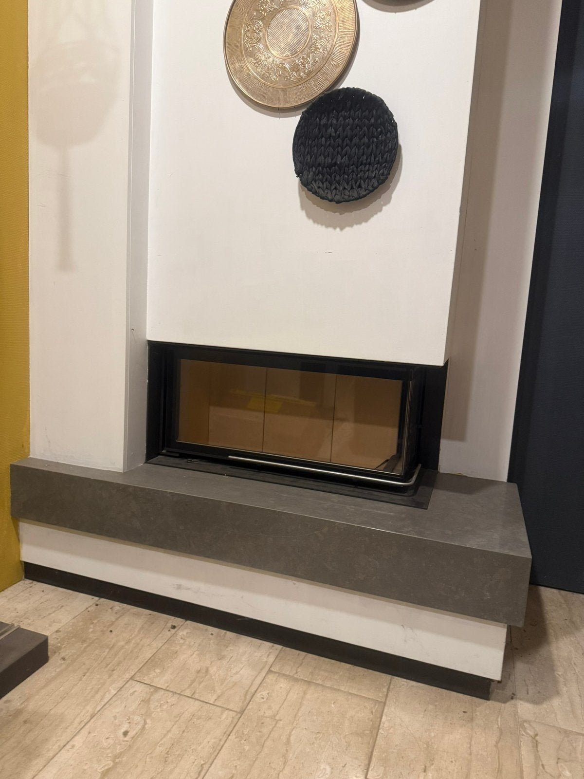 Brunner liftdeur haard, Ophalen, Nieuw, Inbouwhaard, Houthaard