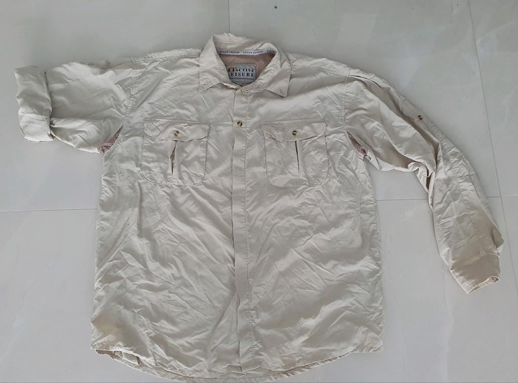 Beige blouse Active Leisure, Ophalen of Verzenden, Zo goed als nieuw, Maat 46/48 (XL) of groter