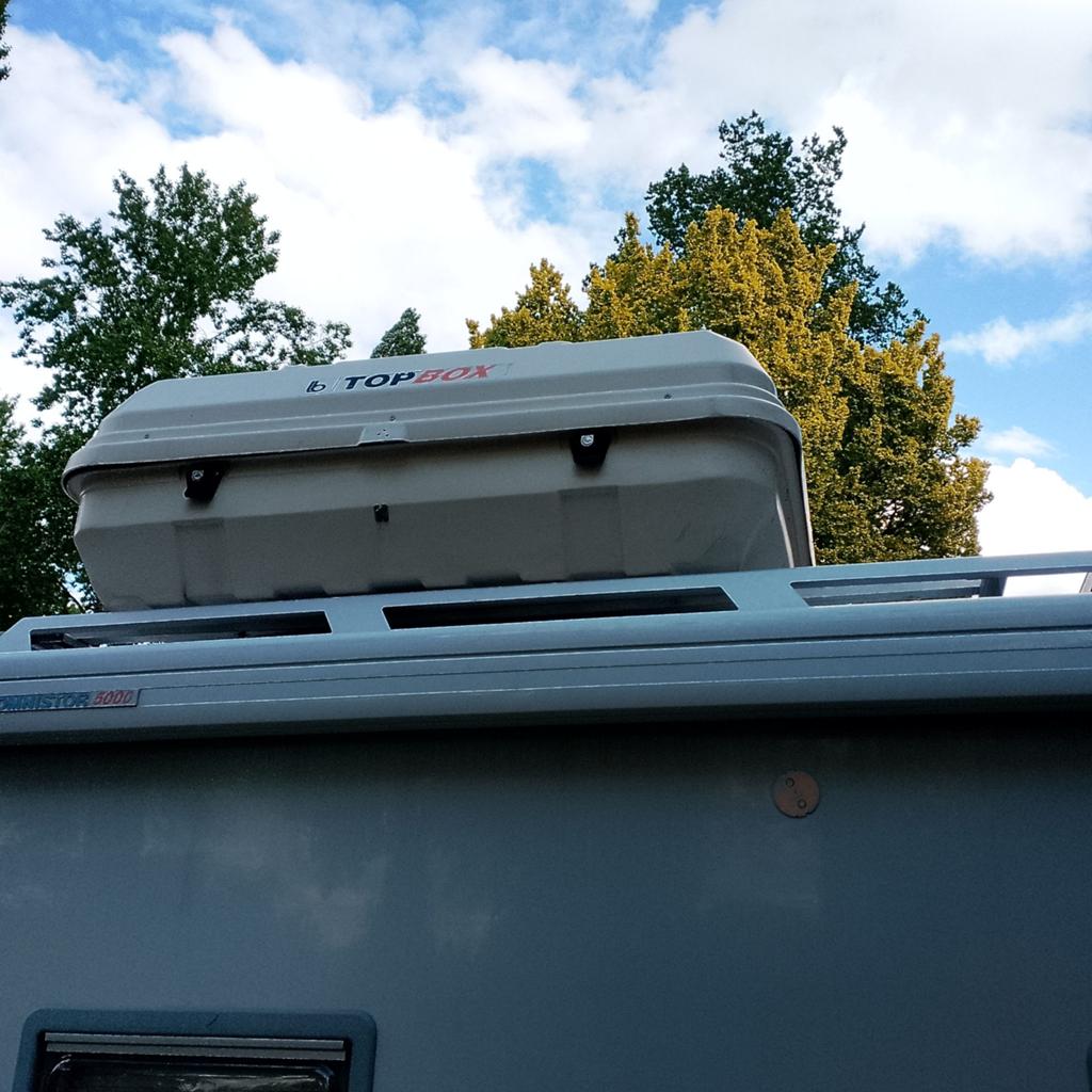 Ruime Topbox voor extra bagageruimte, Auto diversen, Ophalen of Verzenden, Gebruikt