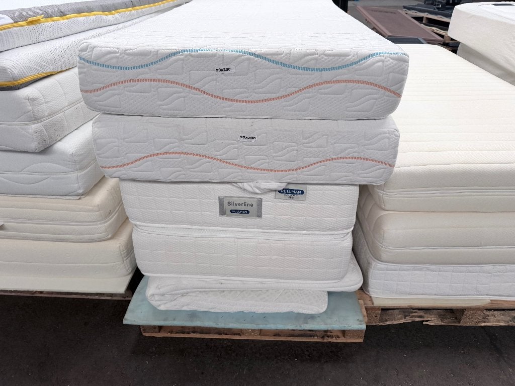 Matrassen, lattenbodems, ledikanten en boxsprings (TiP), Ophalen, Gebruikt, 90 cm, Eenpersoons