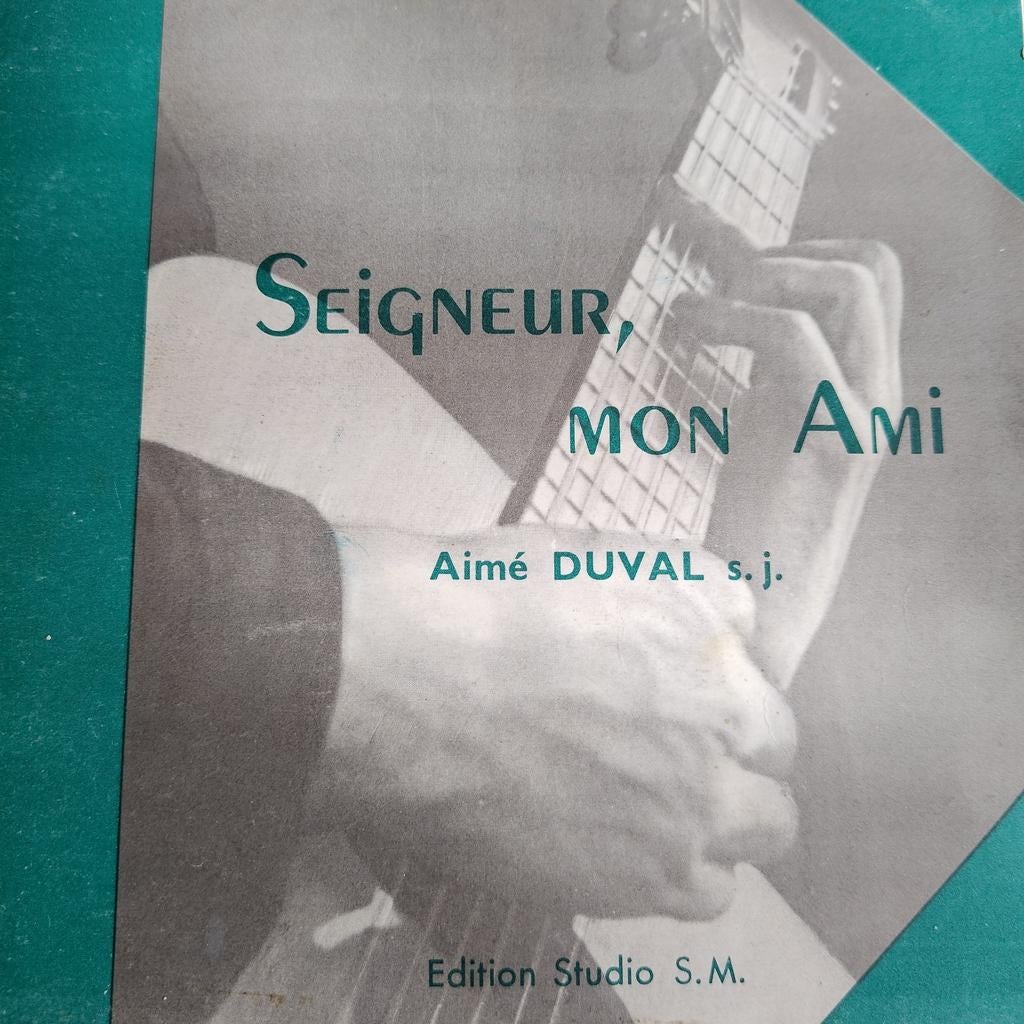 Seigneur, Mon Ami - Aimé Duval s.j. - Gitaarbladmuziek, Ophalen of Verzenden, Zo goed als nieuw, 7 inch
