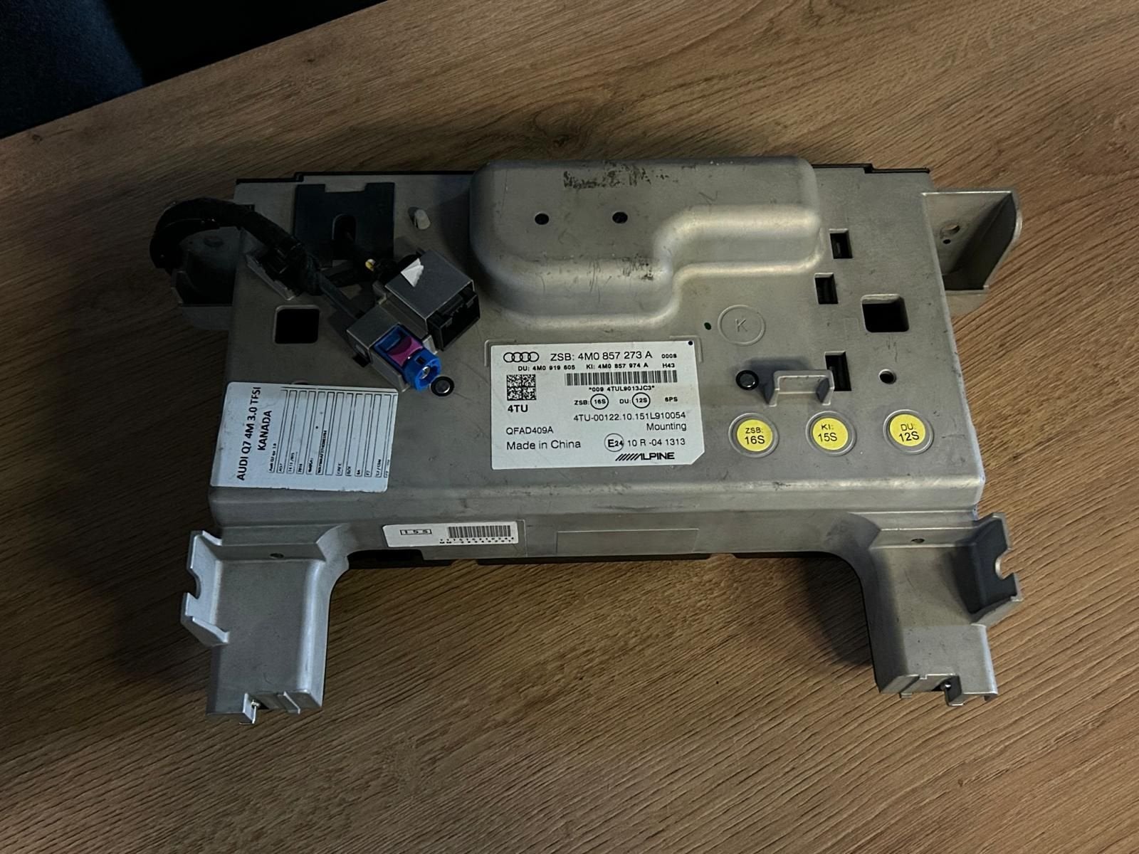 Audi Q7 Navigatie Module 4M0857273A, Auto diversen, Gebruikt, -, -, Ophalen of Verzenden