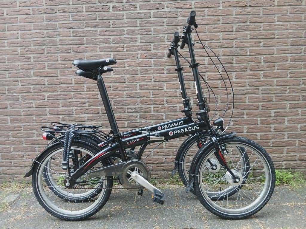 Als nieuw! Setje vouwfietsen! Pegasus D3, Ophalen, Zo goed als nieuw, 20 inch of meer, Versnellingen