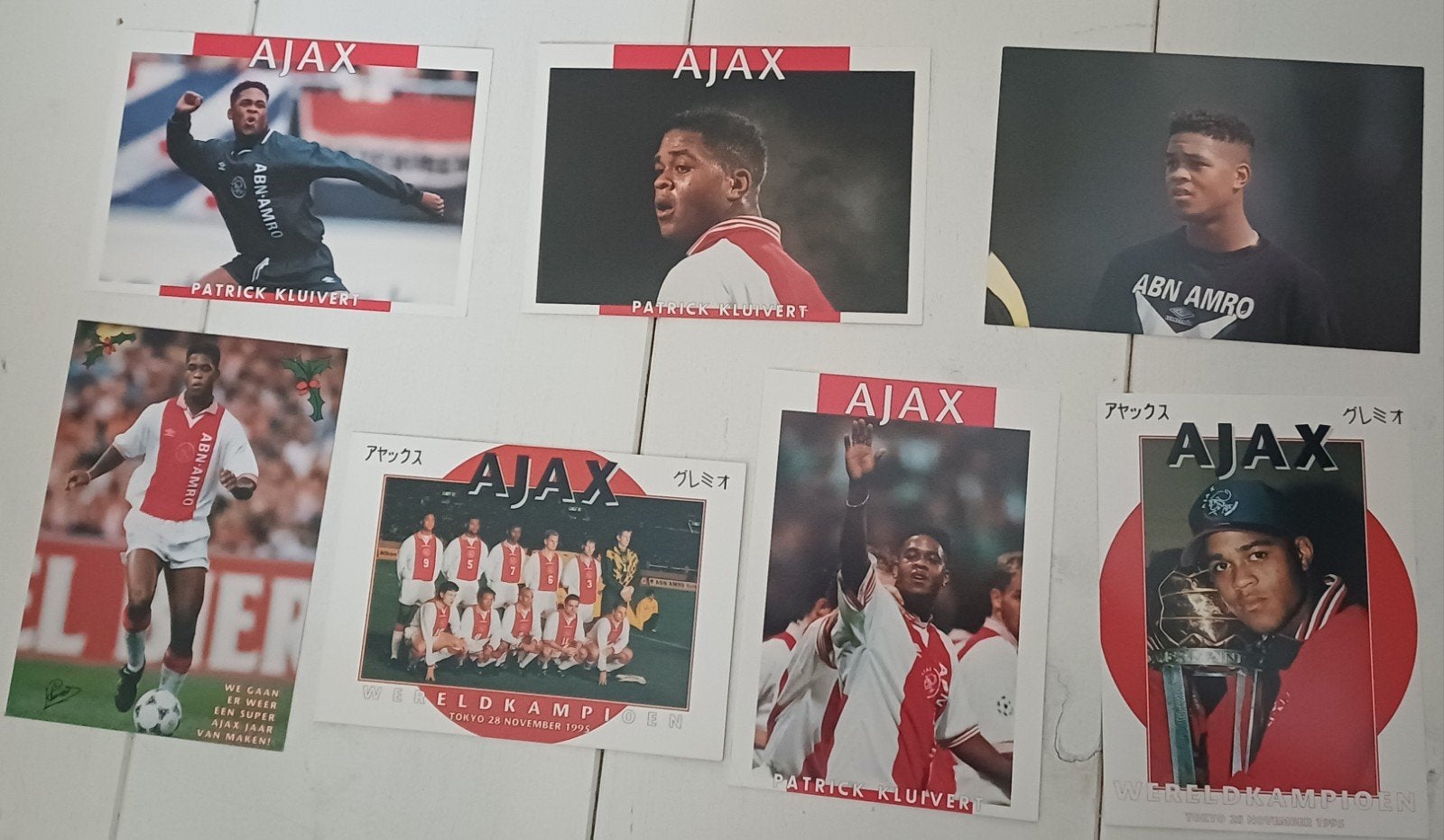 Nieuw Ajax ansichtkaarten Patrick Kluivert., Hobby en Vrije tijd, Ophalen, Nieuw