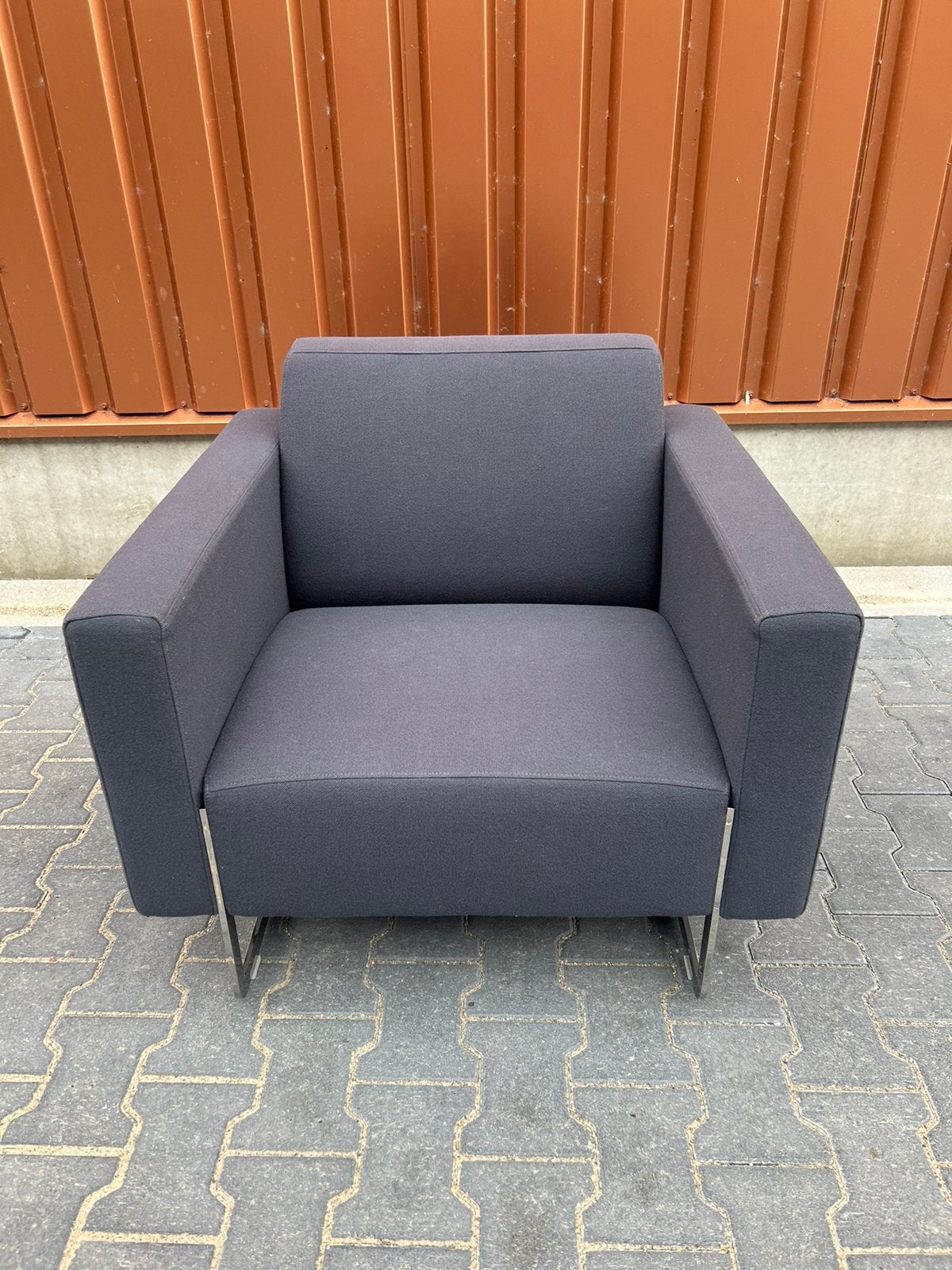 Artifort Mare fauteuil van Rene Holten grijs stof, Ophalen, Luxe design, 75 tot 100 cm, Zo goed als nieuw