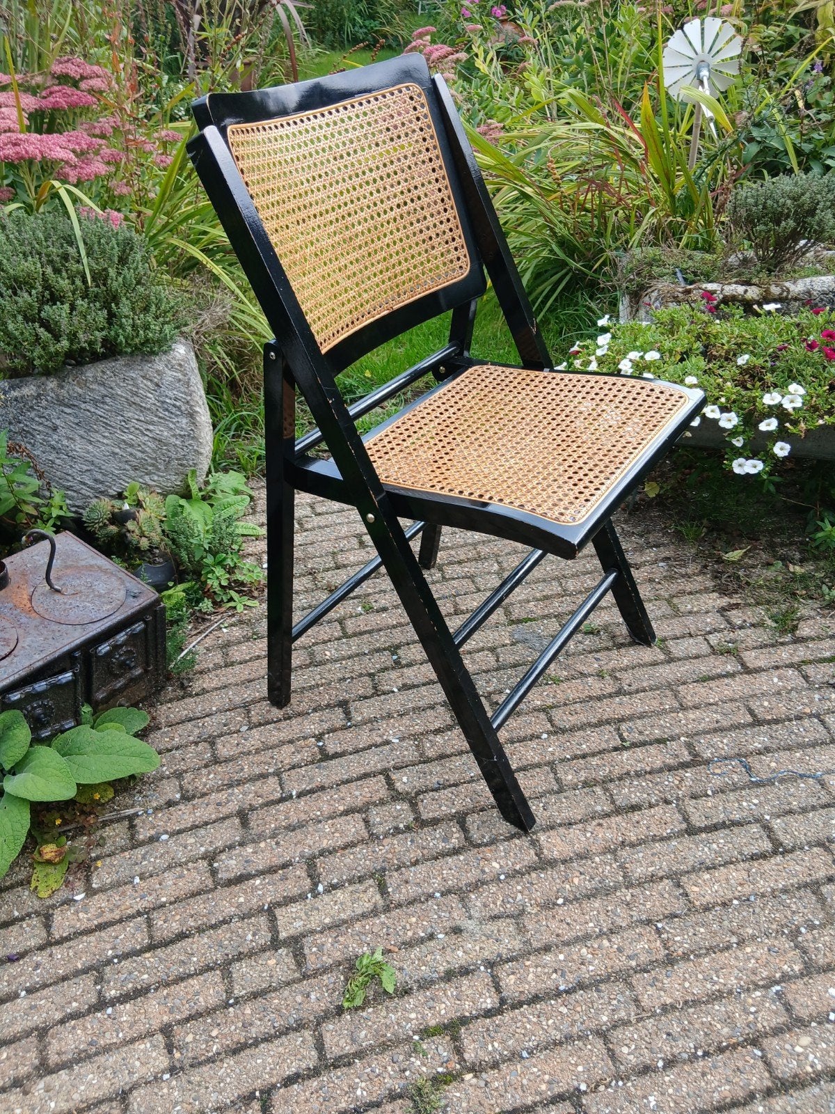 retro webbing klapstoel, Ophalen of Verzenden, Huis en Inrichting