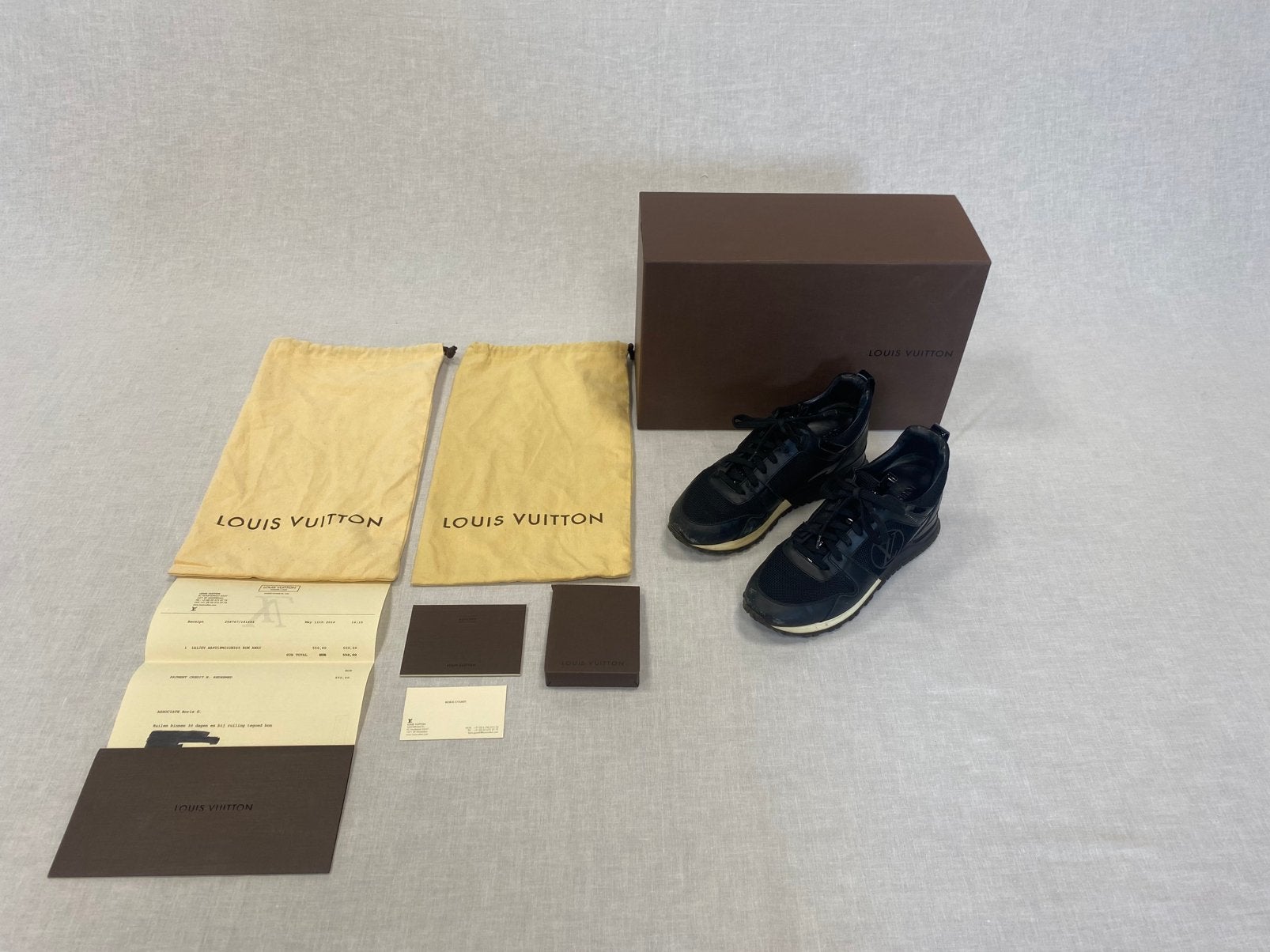 Louis Vuitton Run Away Sneaker Black Size 36,5, Verzenden, ., Zwart, .